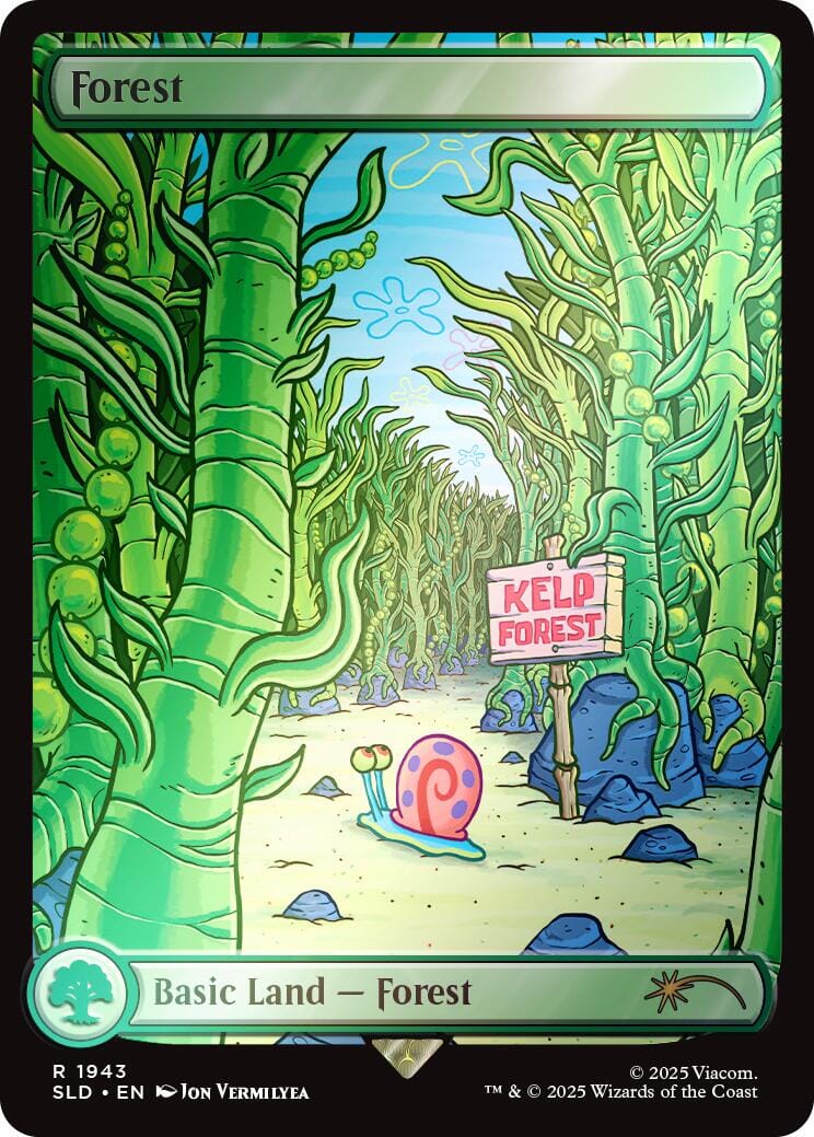Forest (1943) (Rainbow Foil) [Secret Lair Drop Series] MTG Single Magic: The Gathering  | Multizone: Comics And Games