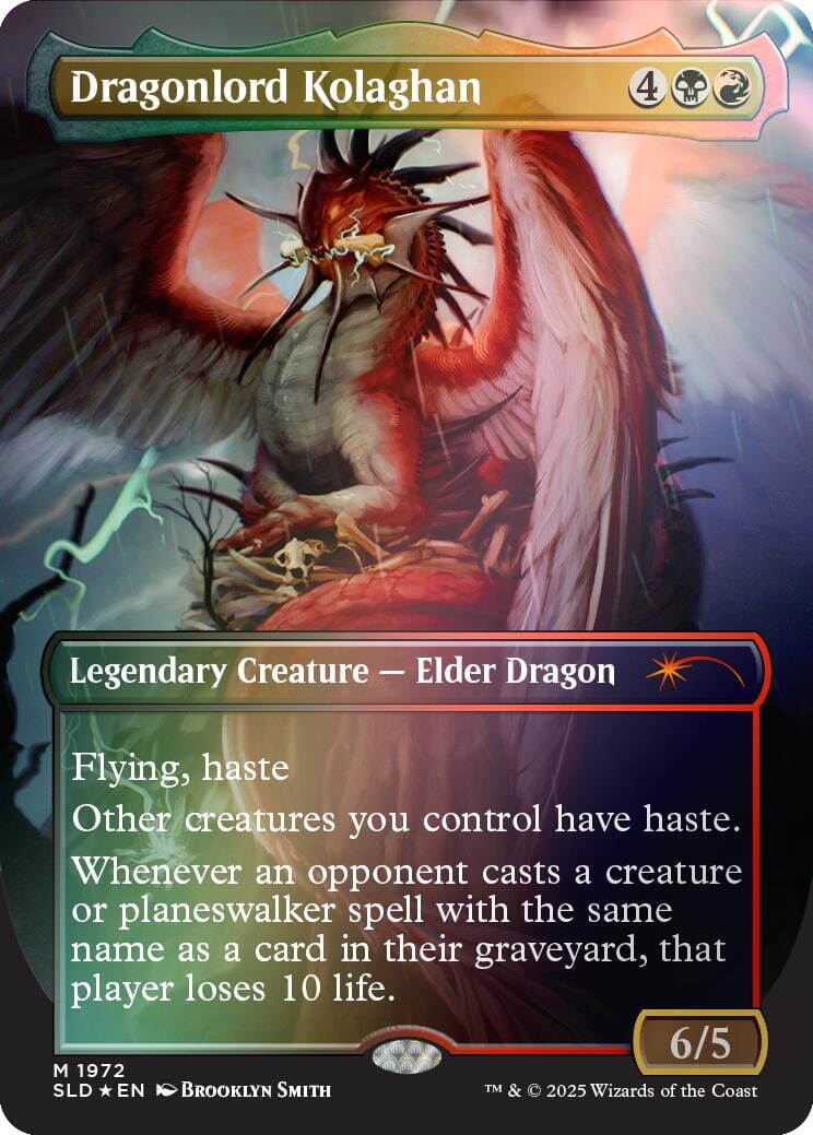 Dragonlord Kolaghan (1972) (Rainbow Foil) [Secret Lair Drop Series] MTG Single Magic: The Gathering  | Multizone: Comics And Games