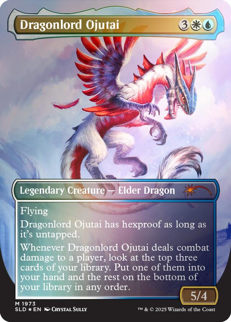 Dragonlord Ojutai (Rainbow Foil) [Secret Lair Drop Series] MTG Single Magic: The Gathering  | Multizone: Comics And Games