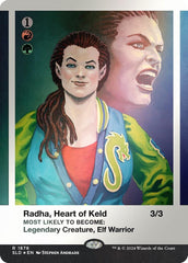 Radha, Heart of Keld (Rainbow Foil) [Secret Lair Drop Series] MTG Single Magic: The Gathering  | Multizone: Comics And Games