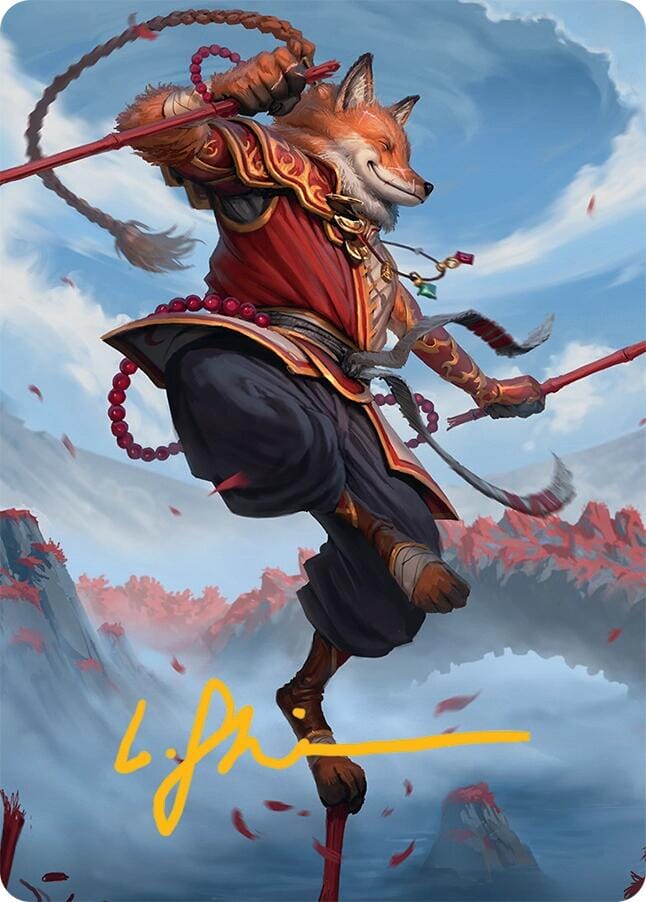 Equilibrium Adept Art Card (16/54) (Gold-Stamped Signature) [Tarkir: Dragonstorm Art Series] MTG Single Magic: The Gathering  | Multizone: Comics And Games