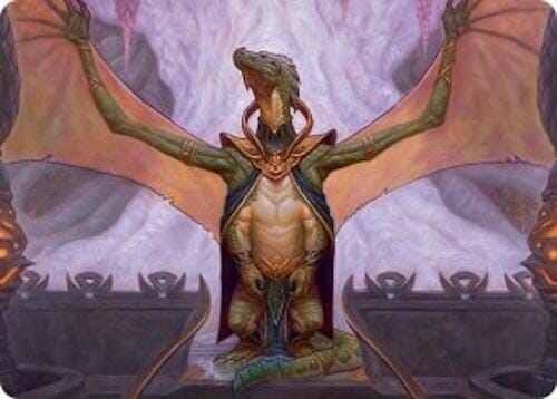 Kheru Goldkeeper Art Card (36/54) [Tarkir: Dragonstorm Art Series] MTG Single Magic: The Gathering  | Multizone: Comics And Games
