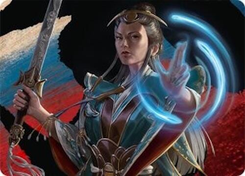 Narset, Jeskai Waymaster Art Card (44/54) [Tarkir: Dragonstorm Art Series] MTG Single Magic: The Gathering  | Multizone: Comics And Games