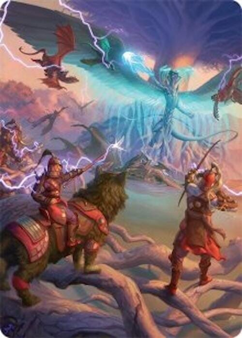 All-Out Assault Art Card (50/54) [Tarkir: Dragonstorm Art Series] MTG Single Magic: The Gathering  | Multizone: Comics And Games