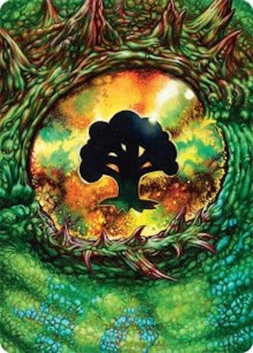 Forest Art Card (32/54) [Tarkir: Dragonstorm Art Series] MTG Single Magic: The Gathering  | Multizone: Comics And Games