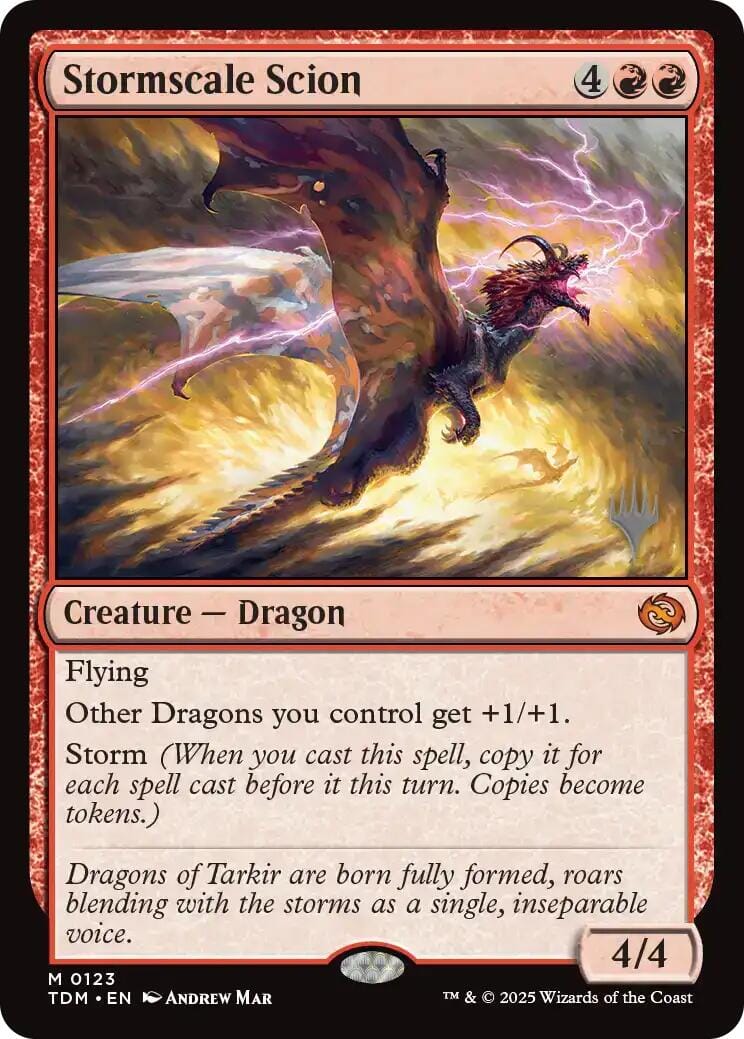 Stormscale Scion (Promo Pack) [Tarkir: Dragonstorm Promos] MTG Single Magic: The Gathering  | Multizone: Comics And Games