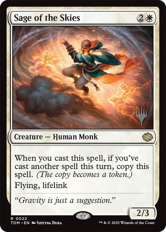Sage of the Skies [Tarkir: Dragonstorm Promos] MTG Single Magic: The Gathering  | Multizone: Comics And Games