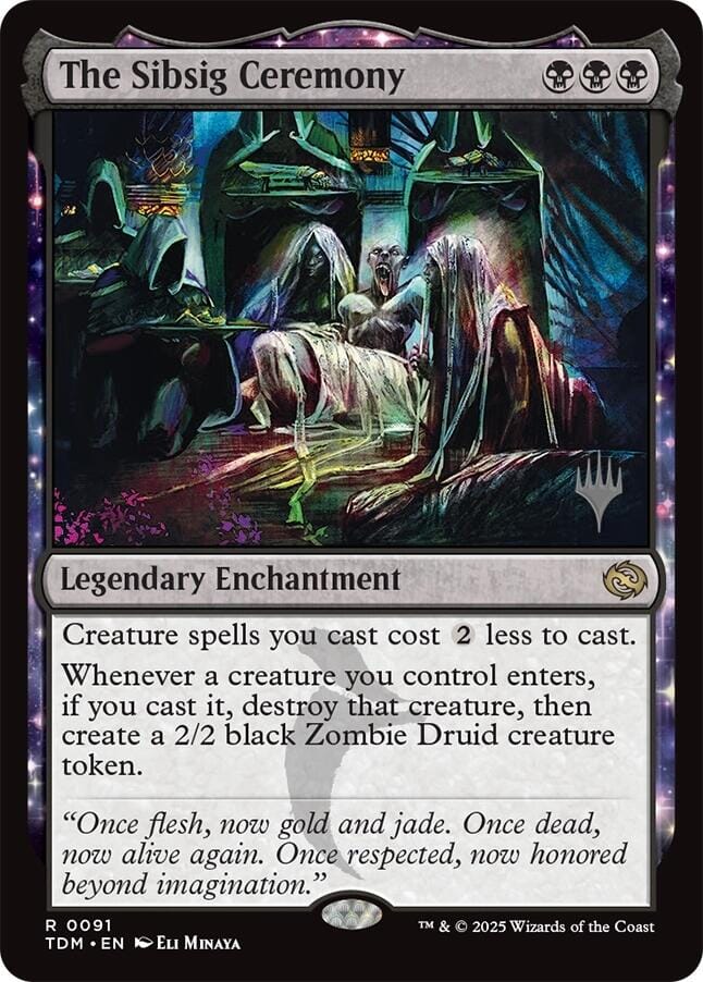 The Sibsig Ceremony [Tarkir: Dragonstorm Promos] MTG Single Magic: The Gathering  | Multizone: Comics And Games