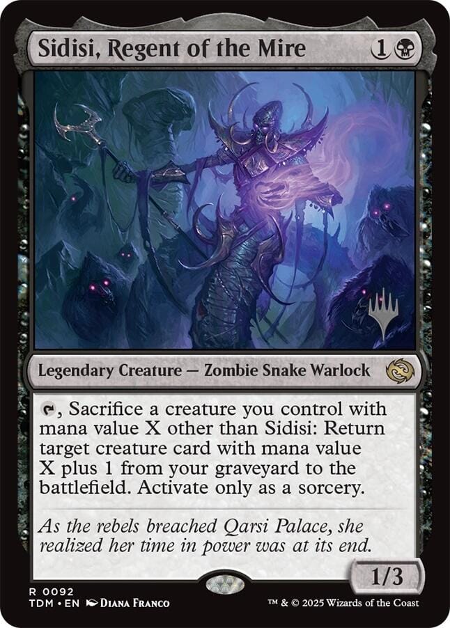 Sidisi, Regent of the Mire [Tarkir: Dragonstorm Promos] MTG Single Magic: The Gathering  | Multizone: Comics And Games