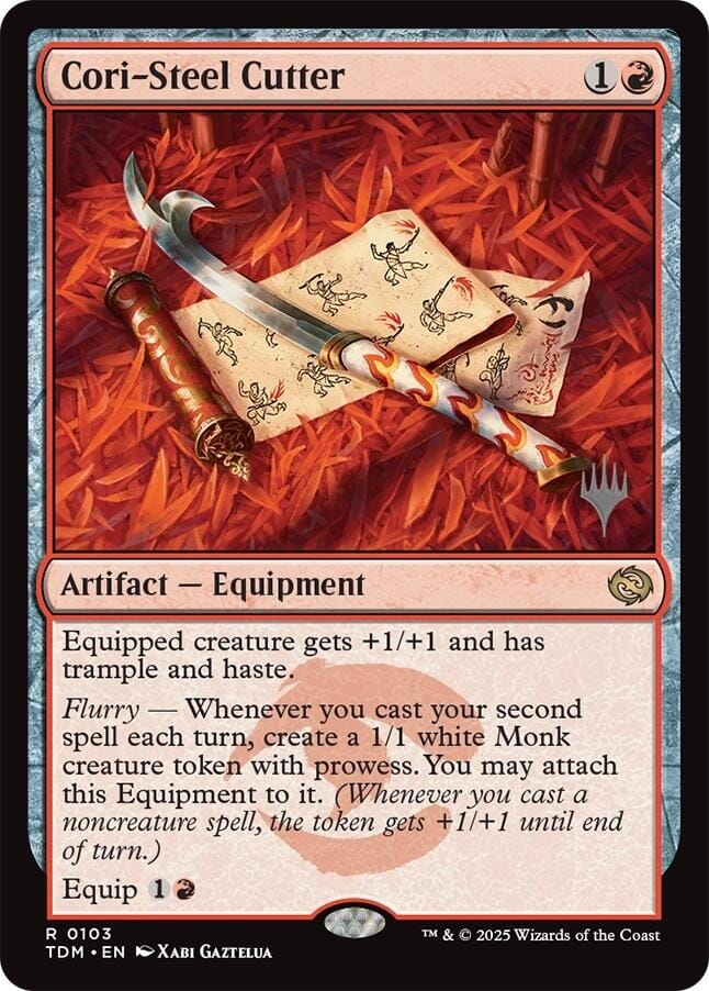 Cori-Steel Cutter (Promo Pack) [Tarkir: Dragonstorm Promos] MTG Single Magic: The Gathering  | Multizone: Comics And Games