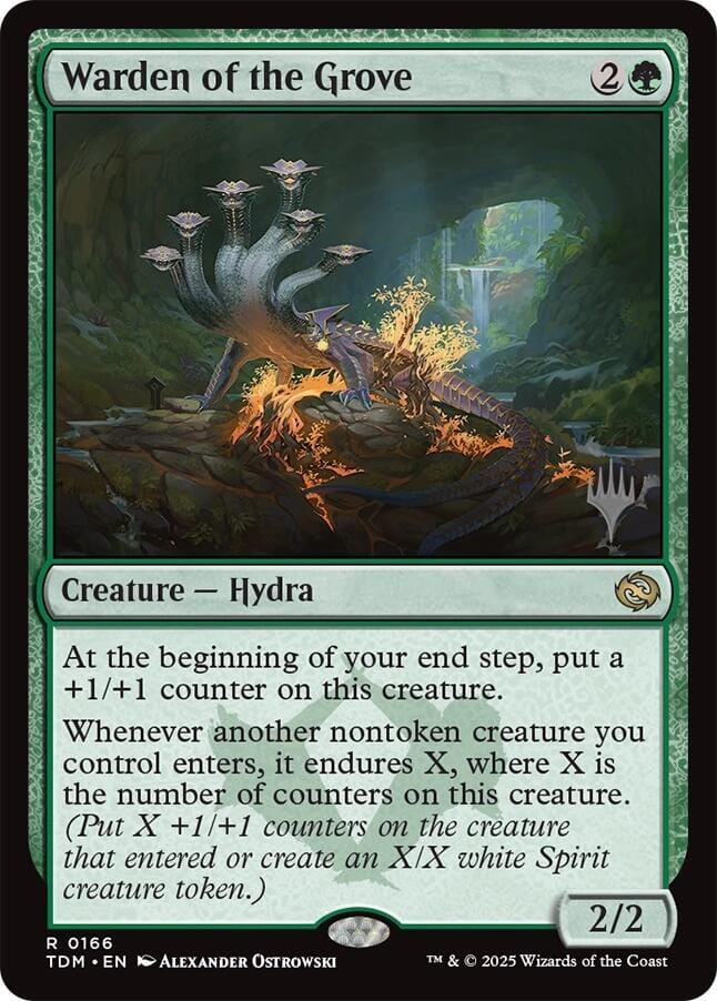 Warden of the Grove (Promo Pack) [Tarkir: Dragonstorm Promos] MTG Single Magic: The Gathering  | Multizone: Comics And Games