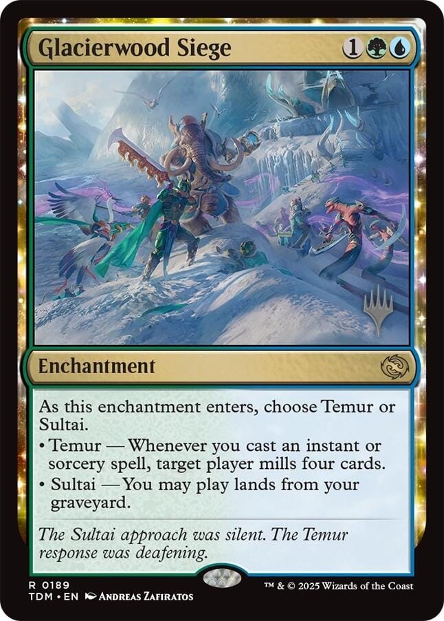 Glacierwood Siege (Promo Pack) [Tarkir: Dragonstorm Promos] MTG Single Magic: The Gathering  | Multizone: Comics And Games