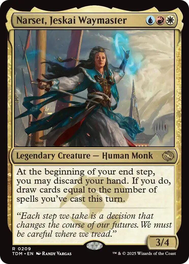 Narset, Jeskai Waymaster [Tarkir: Dragonstorm Promos] MTG Single Magic: The Gathering  | Multizone: Comics And Games