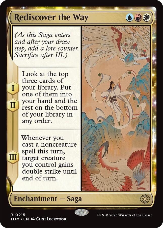 Rediscover the Way [Tarkir: Dragonstorm Promos] MTG Single Magic: The Gathering  | Multizone: Comics And Games