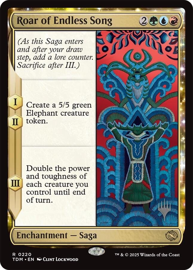 Roar of Endless Song (Promo Pack) [Tarkir: Dragonstorm Promos] MTG Single Magic: The Gathering  | Multizone: Comics And Games