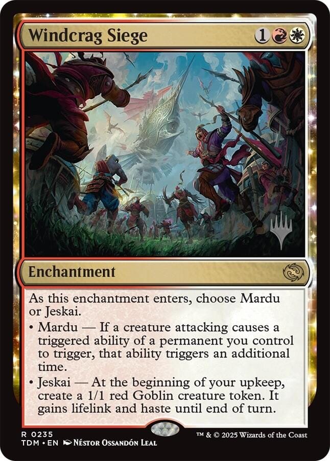 Windcrag Siege (Promo Pack) [Tarkir: Dragonstorm Promos] MTG Single Magic: The Gathering  | Multizone: Comics And Games