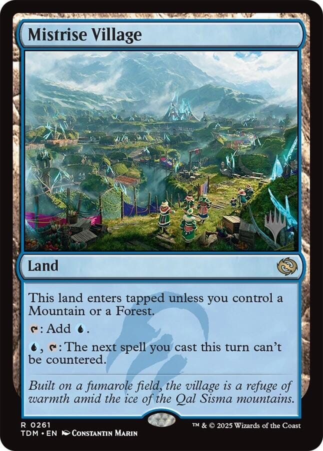 Mistrise Village (Promo Pack) [Tarkir: Dragonstorm Promos] MTG Single Magic: The Gathering  | Multizone: Comics And Games