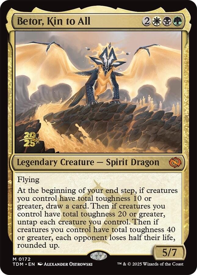 Betor, Kin to All [Tarkir: Dragonstorm Prerelease Promos] MTG Single Magic: The Gathering  | Multizone: Comics And Games