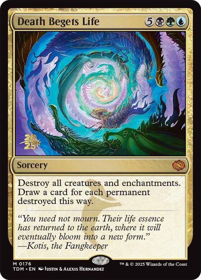 Death Begets Life [Tarkir: Dragonstorm Prerelease Promos] MTG Single Magic: The Gathering  | Multizone: Comics And Games