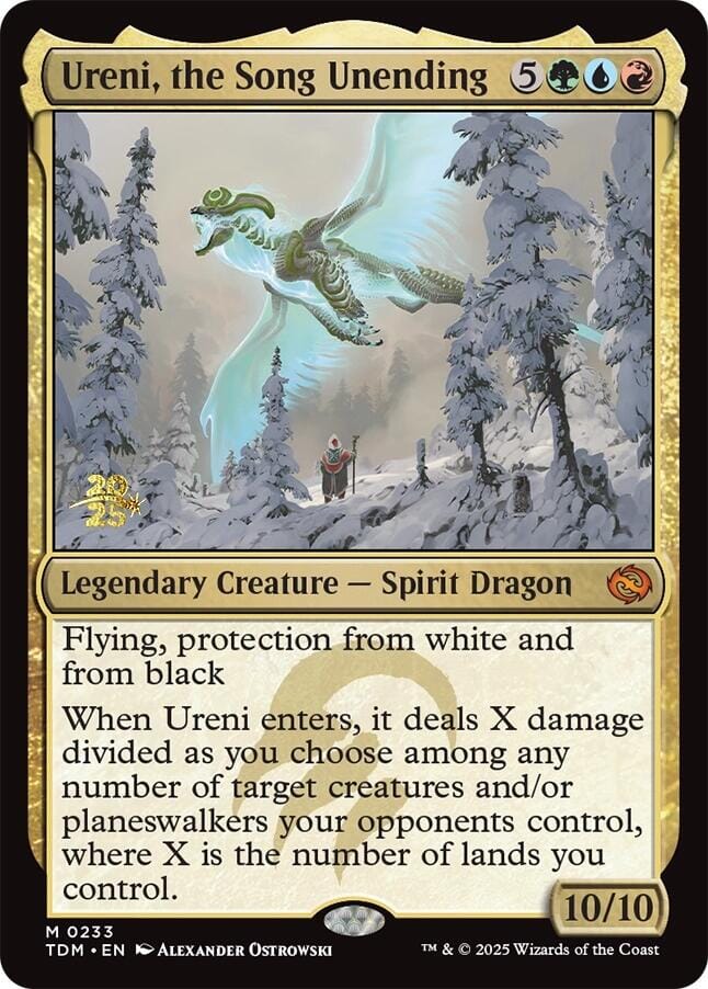 Ureni, the Song Unending [Tarkir: Dragonstorm Prerelease Promos] MTG Single Magic: The Gathering  | Multizone: Comics And Games