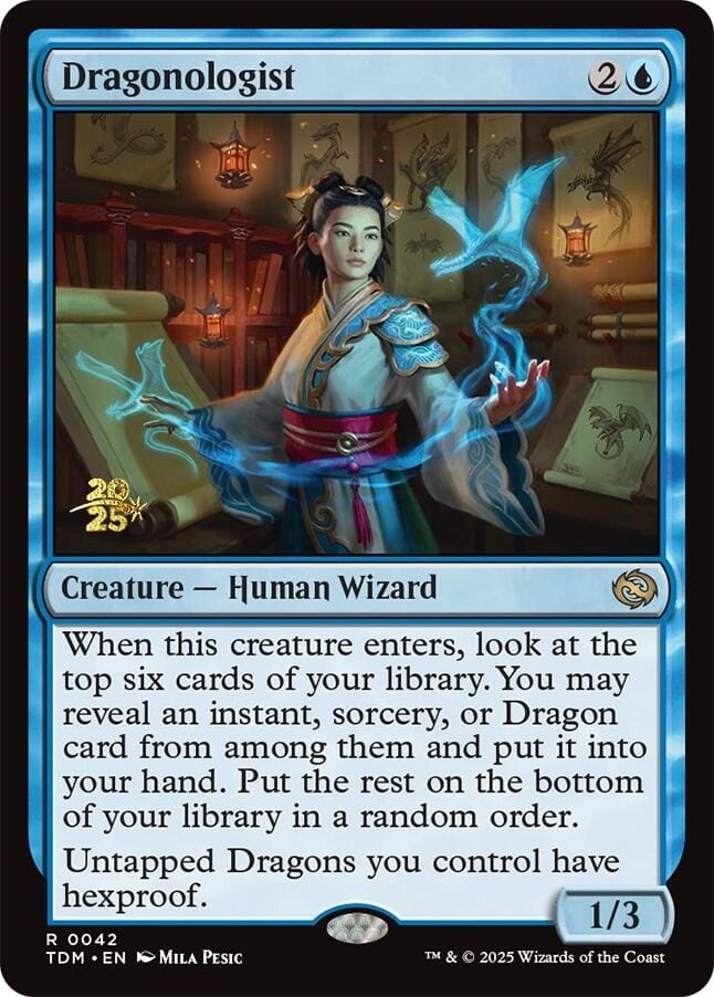 Dragonologist [Tarkir: Dragonstorm Prerelease Promos] MTG Single Magic: The Gathering  | Multizone: Comics And Games