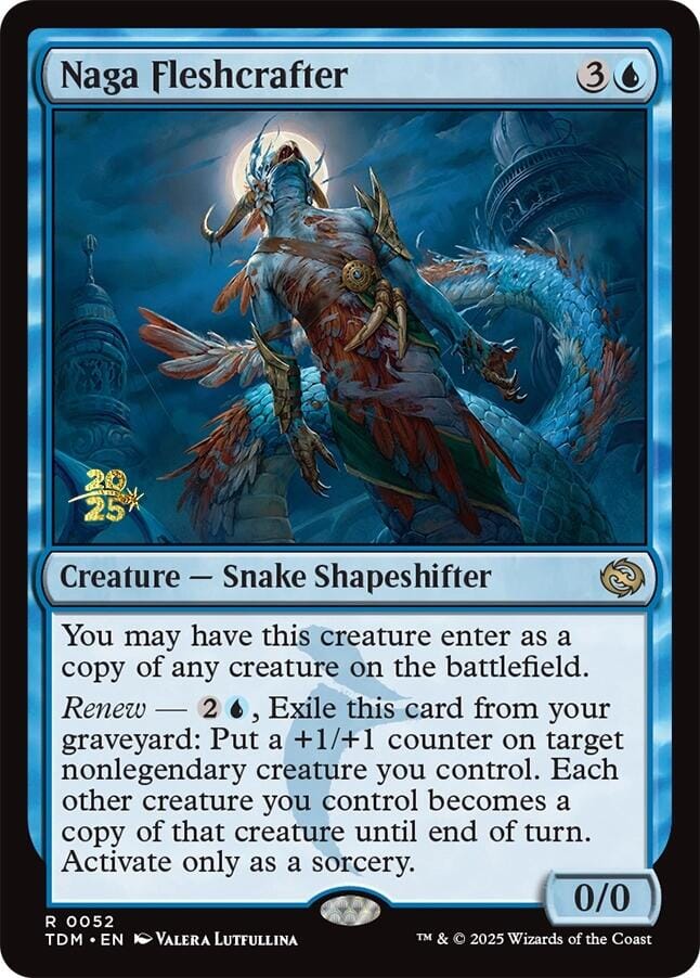 Naga Fleshcrafter [Tarkir: Dragonstorm Prerelease Promos] MTG Single Magic: The Gathering  | Multizone: Comics And Games
