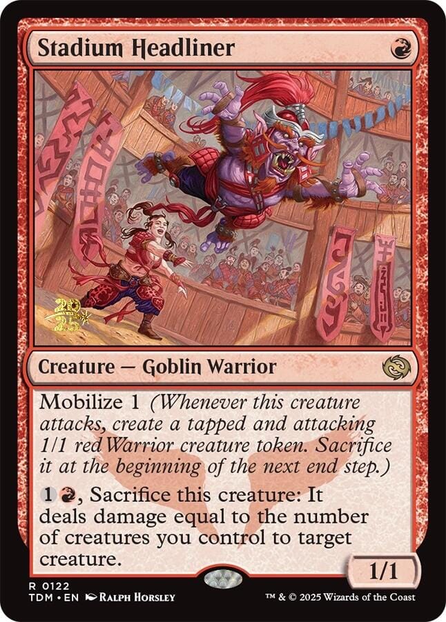 Stadium Headliner [Tarkir: Dragonstorm Prerelease Promos] MTG Single Magic: The Gathering  | Multizone: Comics And Games