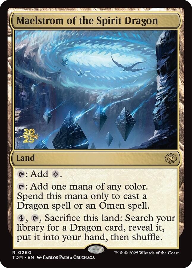 Maelstrom of the Spirit Dragon [Tarkir: Dragonstorm Prerelease Cards] MTG Single Magic: The Gathering  | Multizone: Comics And Games