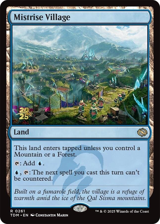 Mistrise Village [Tarkir: Dragonstorm Prerelease Promos] MTG Single Magic: The Gathering  | Multizone: Comics And Games