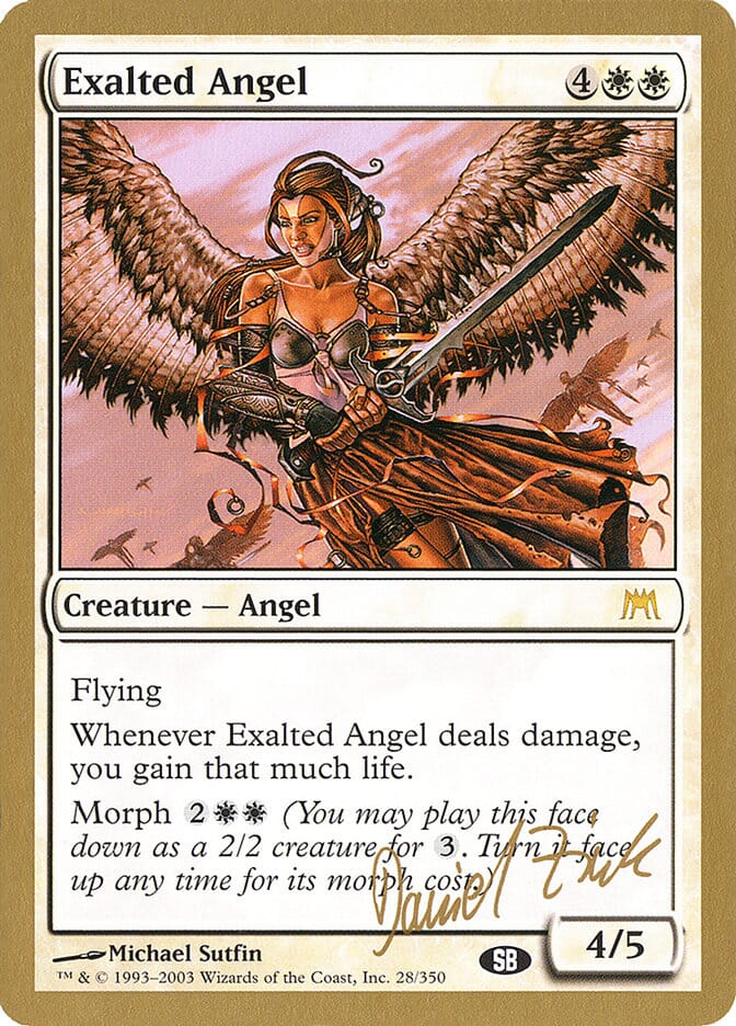 Exalted Angel (Daniel Zink) (SB) [World Championship Decks 2003] MTG Single Magic: The Gathering  | Multizone: Comics And Games