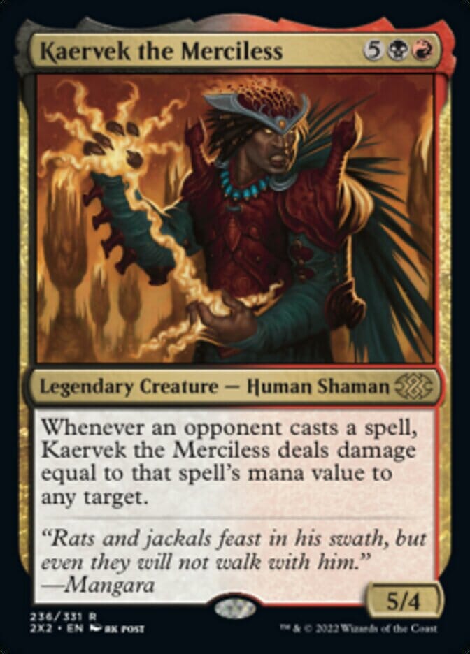 Kaervek the Merciless [Double Masters 2022] MTG Single Magic: The Gathering  | Multizone: Comics And Games