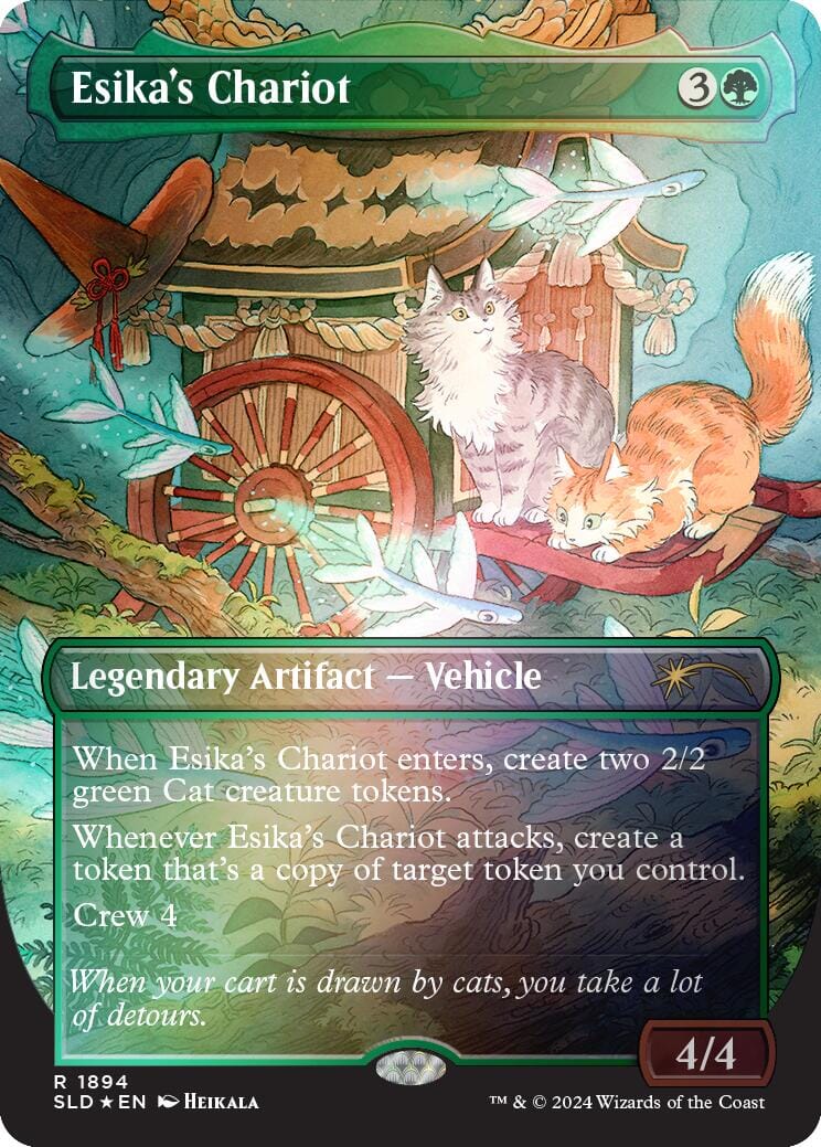 Esika's Chariot (Rainbow Foil) [Secret Lair Drop Series] MTG Single Magic: The Gathering  | Multizone: Comics And Games
