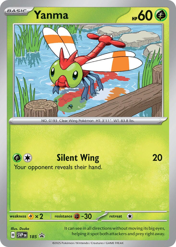 Yanma (185) [Scarlet & Violet: Black Star Promos] Pokemon Single Pokémon  | Multizone: Comics And Games