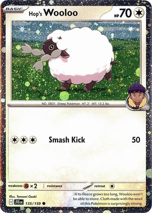 Hop's Wooloo (135/159) (Cosmos Holo) [Scarlet & Violet: Journey Together] Pokemon Single Pokémon  | Multizone: Comics And Games
