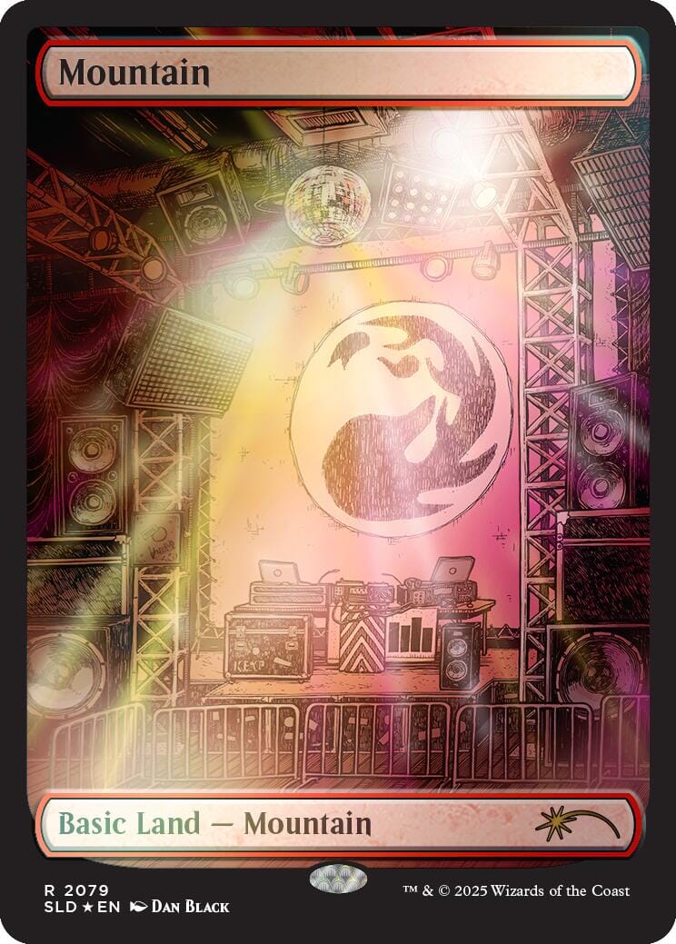 Mountain (2079) (Rainbow Foil) [Secret Lair Drop Series] MTG Single Magic: The Gathering  | Multizone: Comics And Games