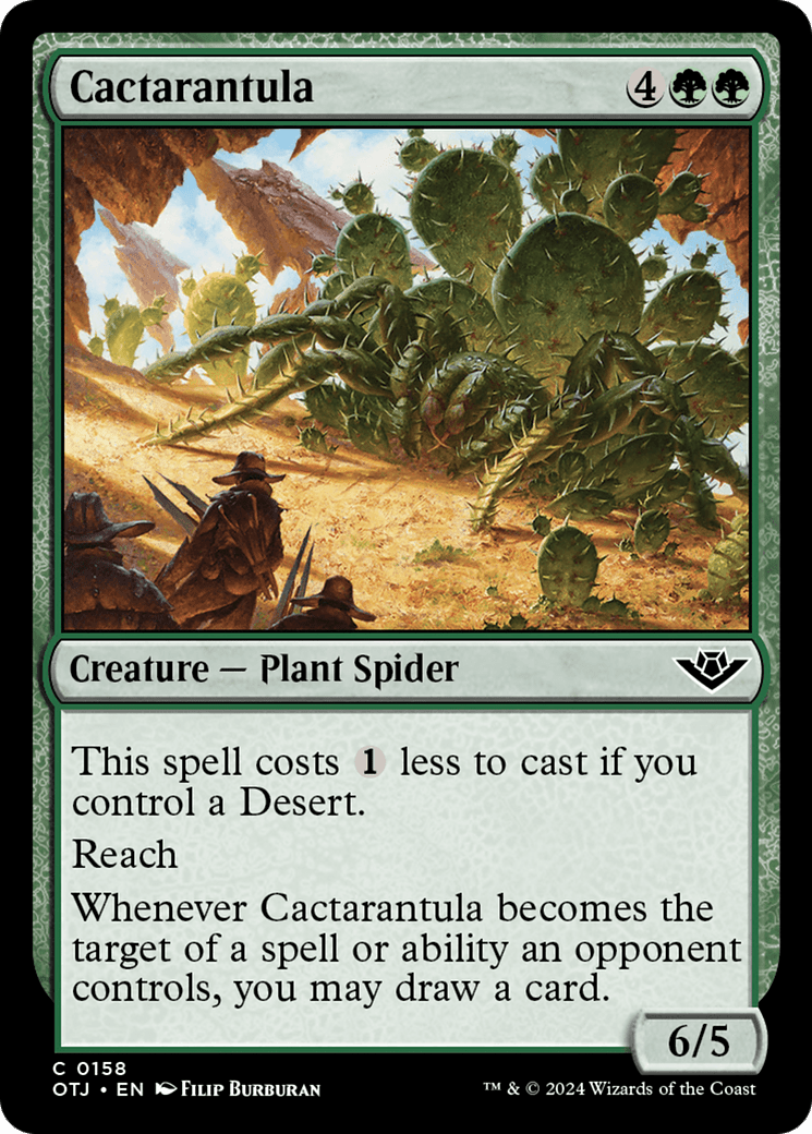 Cactarantula [Outlaws of Thunder Junction] MTG Single Magic: The Gathering  | Multizone: Comics And Games