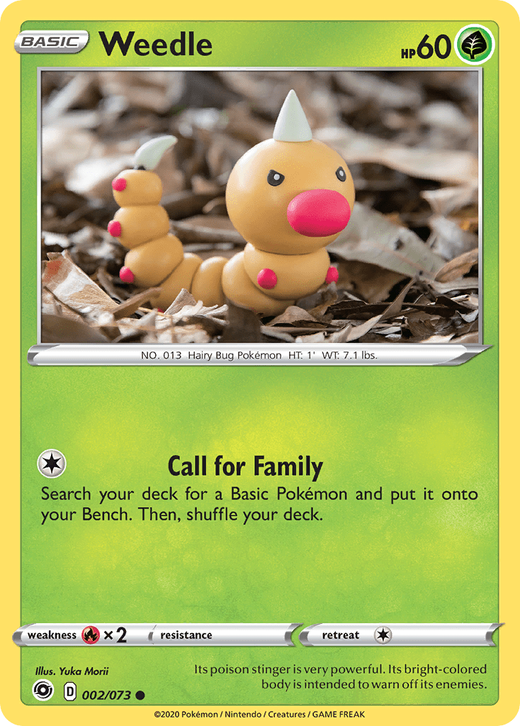 Weedle (002/073) [Sword & Shield: Champion's Path] Pokemon Single Pokémon  | Multizone: Comics And Games
