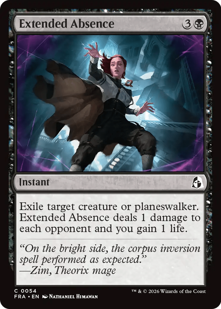 Extended Absence [Reality Fracture] MTG Single Magic: The Gathering  | Multizone: Comics And Games