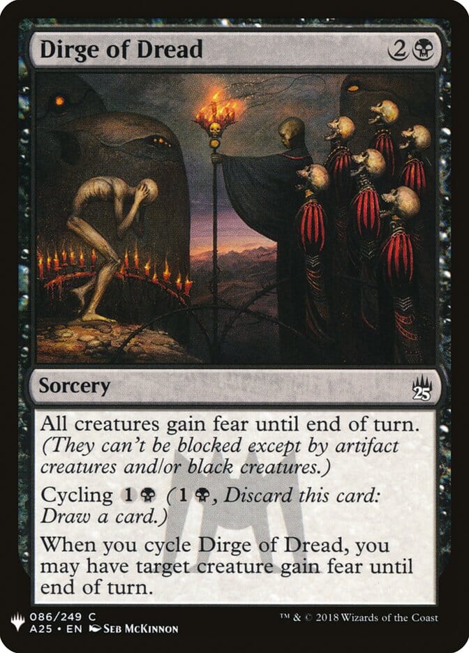 Dirge of Dread [Mystery Booster] MTG Single Magic: The Gathering  | Multizone: Comics And Games