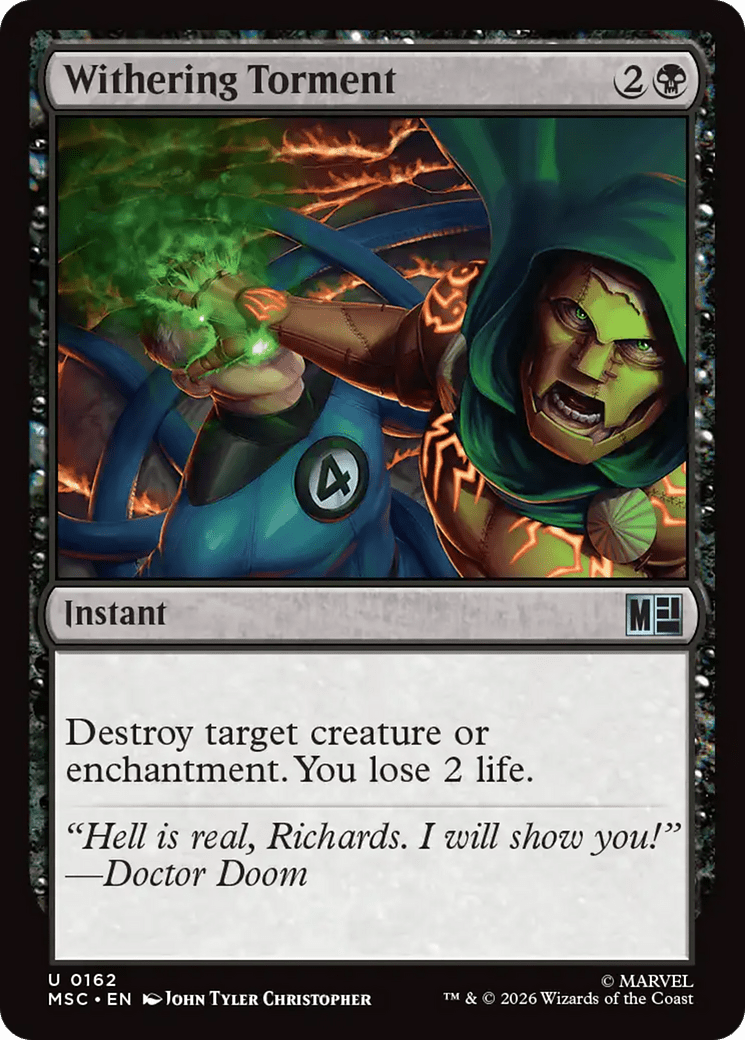Withering Torment (Surge Foil) [Marvel Super Heroes Commander] | Multizone: Comics And Games