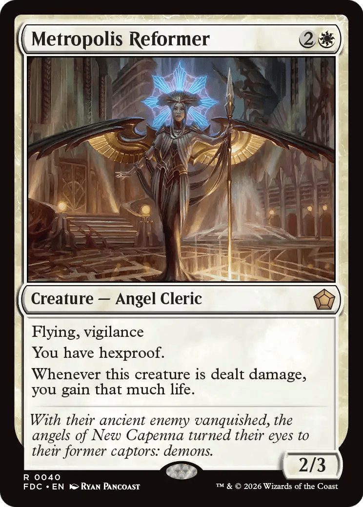 Metropolis Reformer [Foundations Commander] MTG Single Magic: The Gathering  | Multizone: Comics And Games