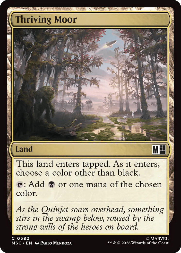 Thriving Moor [Marvel Super Heroes Commander] MTG Single Magic: The Gathering  | Multizone: Comics And Games