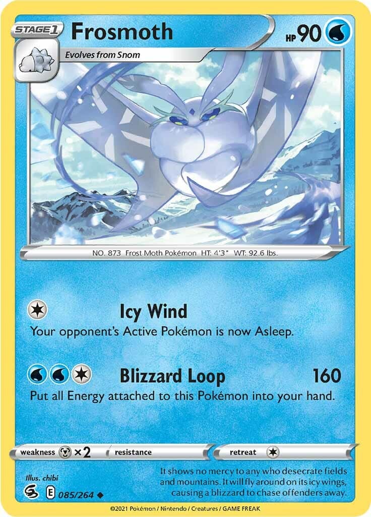 Frosmoth (085/264) [Sword & Shield: Fusion Strike] Pokemon Single Pokémon  | Multizone: Comics And Games
