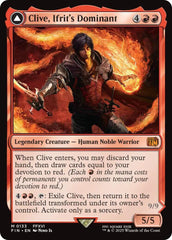 Clive, Ifrit's Dominant // Ifrit, Warden of Inferno [FINAL FANTASY] MTG Single Magic: The Gathering  | Multizone: Comics And Games