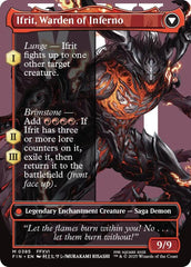 Clive, Ifrit's Dominant // Ifrit, Warden of Inferno (Borderless) (0385) [FINAL FANTASY] MTG Single Magic: The Gathering  | Multizone: Comics And Games