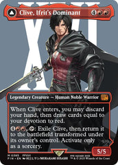 Clive, Ifrit's Dominant // Ifrit, Warden of Inferno (Borderless) (0385) [FINAL FANTASY] MTG Single Magic: The Gathering  | Multizone: Comics And Games