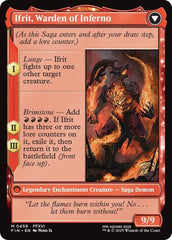 Clive, Ifrit's Dominant // Ifrit, Warden of Inferno (Extended Art) [FINAL FANTASY] MTG Single Magic: The Gathering  | Multizone: Comics And Games