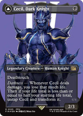 Cecil, Dark Knight // Cecil, Redeemed Paladin (Borderless) (Surge Foil) [FINAL FANTASY] MTG Single Magic: The Gathering  | Multizone: Comics And Games