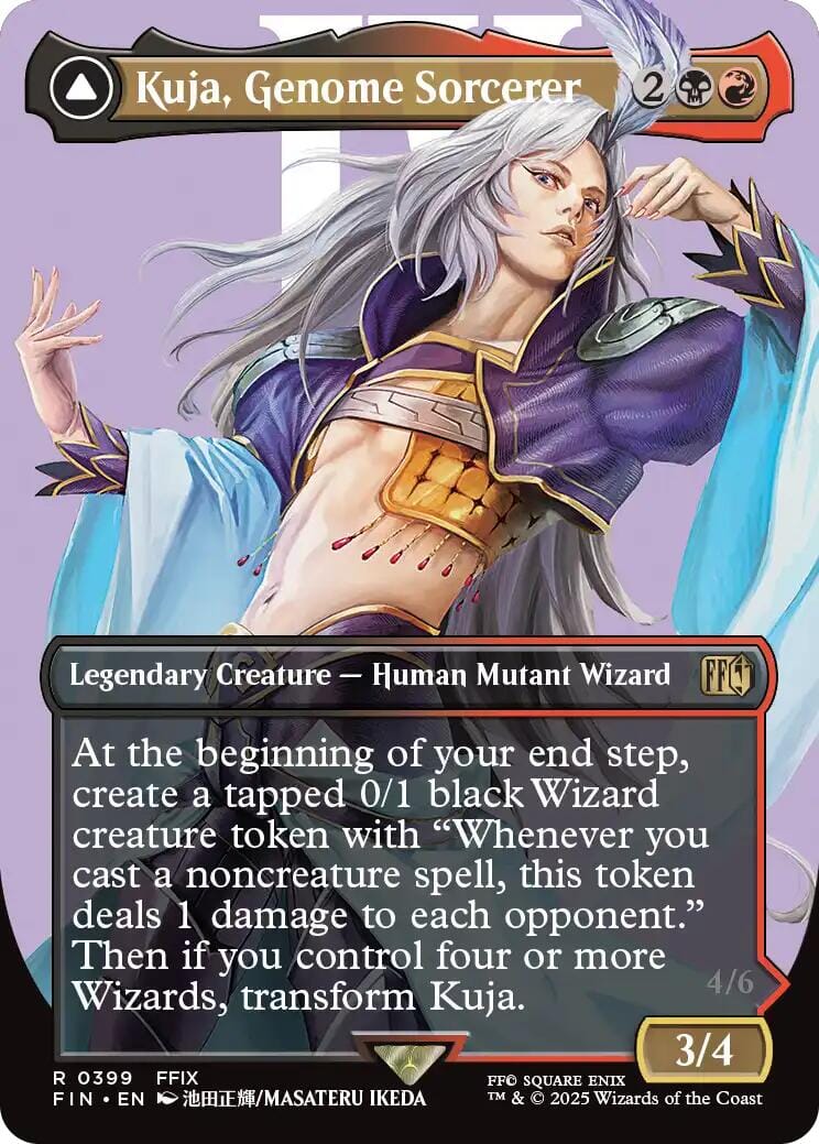 Kuja, Genome Sorcerer // Trance Kuja, Fate Defied (Borderless) [FINAL FANTASY] MTG Single Magic: The Gathering  | Multizone: Comics And Games