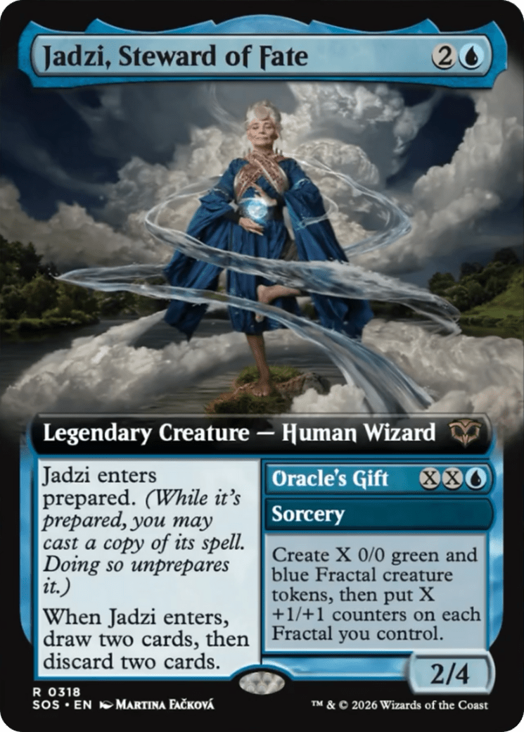 Jadzi, Steward of Fate (Extended Art) [Secrets of Strixhaven] MTG Single Magic: The Gathering  | Multizone: Comics And Games